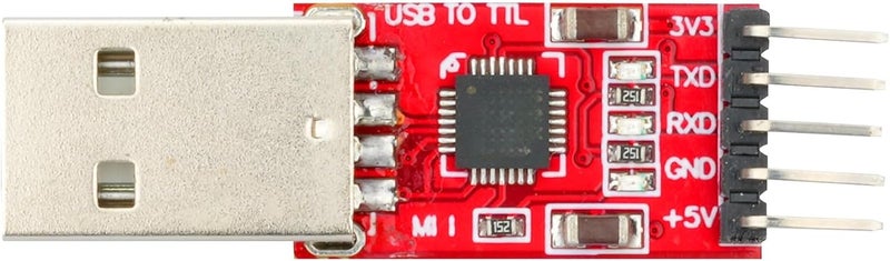 MTDELE 3 Pcs CP2102 2.0 USB to TTL 5PIN Serial Port Adapter Module Compatible with for UART STC 3.3V and 5V with Dupont Wire - Image 5